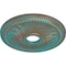 Ekena Millwork Bailey Ceiling Medallion (Canopies up to 5 3/4"), 18"OD x 3 3/4"ID x 1 1/2"P, Copper Green Patina CM18BICGS - alternate 4